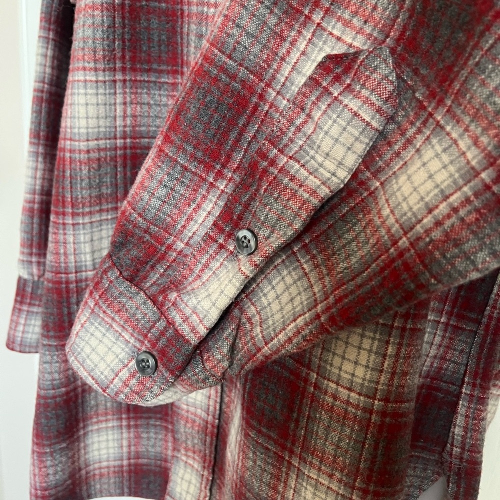 Vintage 100% Wool Pendleton Button-Up Flannel Shi… - image 4